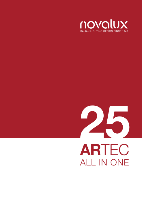 Novalux Artec 25 All in One Catalogue - Italian Lighting Design Since 1948
